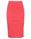 Jijil Woman Midi Skirt Red Size 4 Polyamide, Elastane In Red