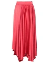 Jijil Woman Midi Skirt Red Size 8 Viscose In Red