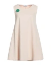 Jijil Woman Mini Dress Beige Size 4 Cotton, Polyester In Neutral