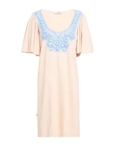 Jijil Woman Mini Dress Beige Size 8 Cotton In Orange