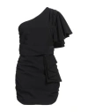 Jijil Woman Mini Dress Black Size 10 Polyester, Elastane