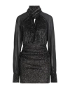 Jijil Woman Mini Dress Black Size 4 Polyester, Elastane In Black