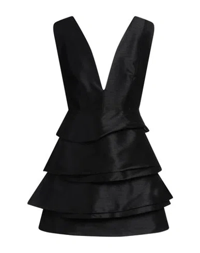Jijil Woman Mini Dress Black Size 6 Polyester