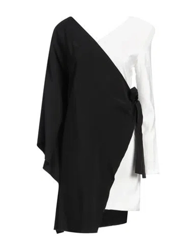 Jijil Woman Mini Dress Black Size 6 Viscose, Polyester