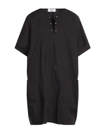Jijil Woman Mini Dress Black Size 8 Cotton, Polyamide, Elastane