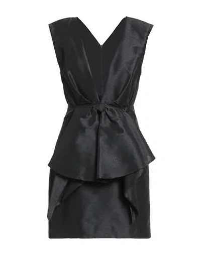 Jijil Woman Mini Dress Black Size 8 Polyester