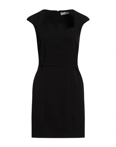 Jijil Woman Mini Dress Black Size 8 Polyester, Elastane