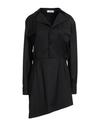 Jijil Woman Mini Dress Black Size 8 Polyester, Viscose, Elastane