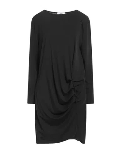 Jijil Woman Mini Dress Black Size 8 Polyester, Viscose, Elastane