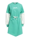 Jijil Woman Mini Dress Emerald Green Size 4 Cotton, Elastane
