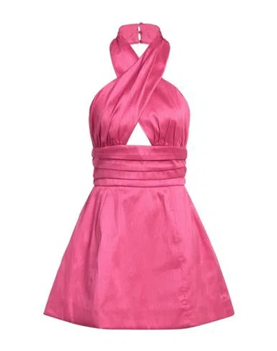 Jijil Woman Mini Dress Fuchsia Size 4 Polyester In Pink
