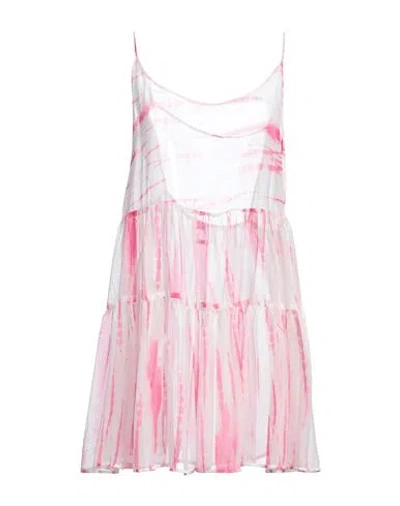 Jijil Woman Mini Dress Fuchsia Size M Polyester In Pink