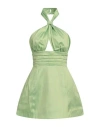 Jijil Woman Short Dress Green Size 8 Textile Fibers In Green