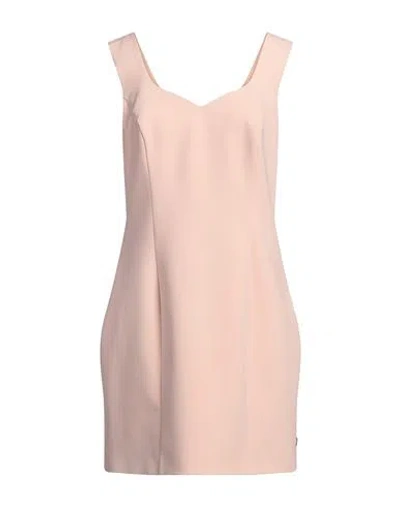 Jijil Woman Mini Dress Light Pink Size 10 Polyester, Elastane