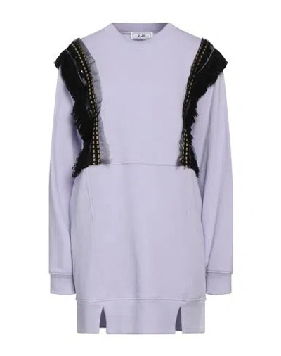 Jijil Woman Mini Dress Lilac Size 6 Cotton, Polyester In Purple