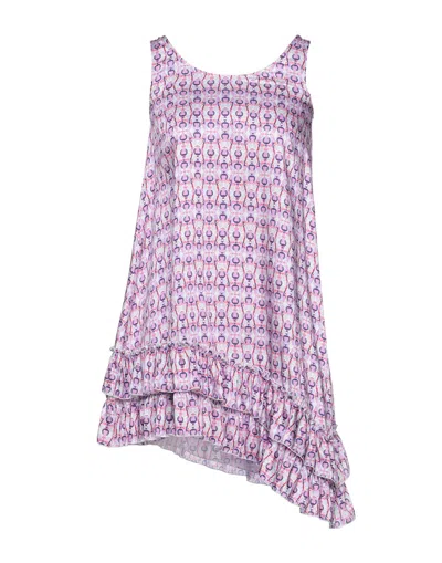 Jijil Short Dresses In Purple