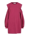Jijil Woman Mini Dress Magenta Size 2 Cotton, Elastane In Purple