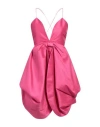 Jijil Woman Mini Dress Magenta Size 2 Polyester, Metallic Polyester In Magenta