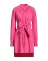Jijil Woman Mini Dress Magenta Size 8 Cotton, Polyamide, Elastane In Pink