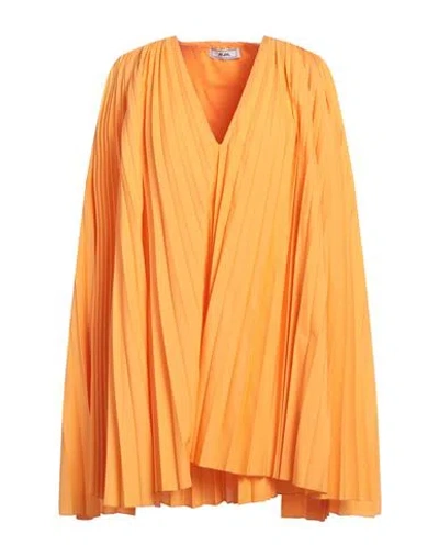 Jijil Woman Mini Dress Mandarin Size 0 Polyester, Cotton