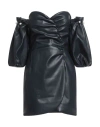 Jijil Woman Mini Dress Midnight Blue Size 6 Polyester, Polyurethane Coated In Blue
