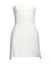 Jijil Woman Mini Dress Off White Size 6 Polyester, Elastane In Off White