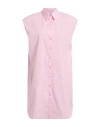 Jijil Woman Mini Dress Pink Size 8 Cotton, Polyamide, Elastane