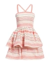 Jijil Woman Mini Dress Pink Size 6 Cotton, Polyester
