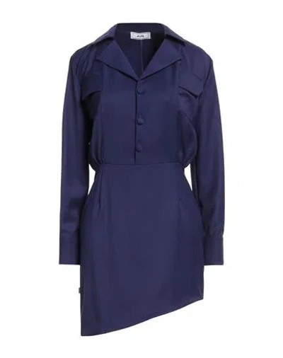 Jijil Woman Mini Dress Purple Size 2 Polyester, Viscose, Elastane