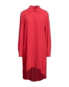Jijil Woman Short Dress Red Size 8 Viscose In Red