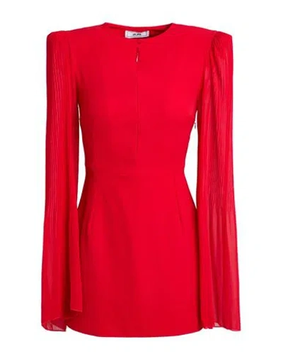 Jijil Woman Mini Dress Red Size 8 Polyester, Elastane