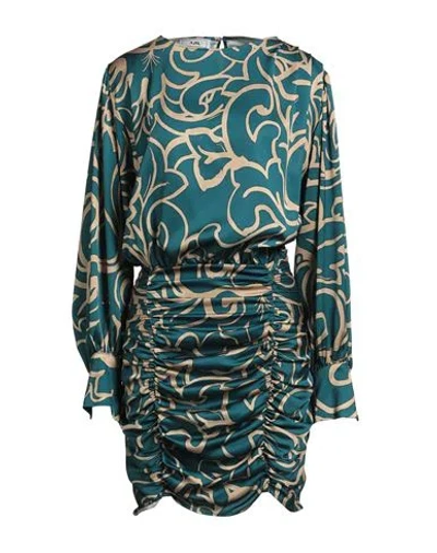 Jijil Woman Mini Dress Sand Size 6 Polyester In Green