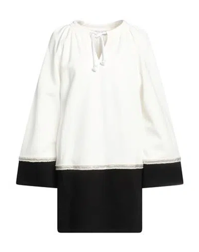 Jijil Woman Mini Dress White Size 8 Cotton, Polyester