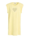 Jijil Woman Mini Dress Yellow Size 6 Cotton, Polyester