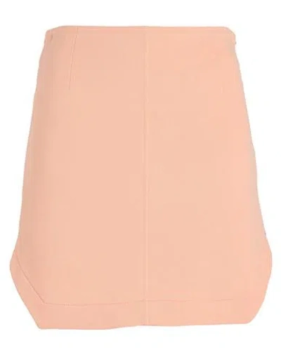 JIJIL JIJIL WOMAN MINI SKIRT APRICOT SIZE 8 COTTON, POLYESTER
