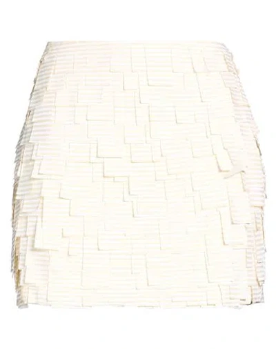 Jijil Woman Mini Skirt Beige Size 6 Polyester In Neutral