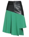 Jijil Woman Mini Skirt Black Size 10 Polyester, Viscose, Elastane In Green