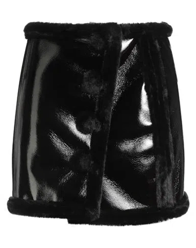 Jijil Woman Mini Skirt Black Size 4 Polyester, Polyurethane