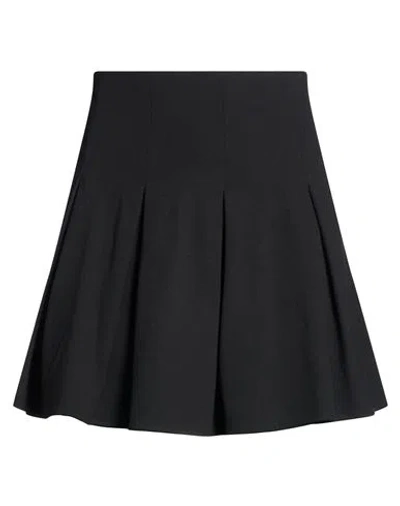 Jijil Woman Mini Skirt Black Size 4 Viscose, Polyamide, Elastane