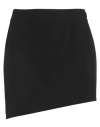 Jijil Woman Mini Skirt Black Size 8 Polyester, Elastane In Black