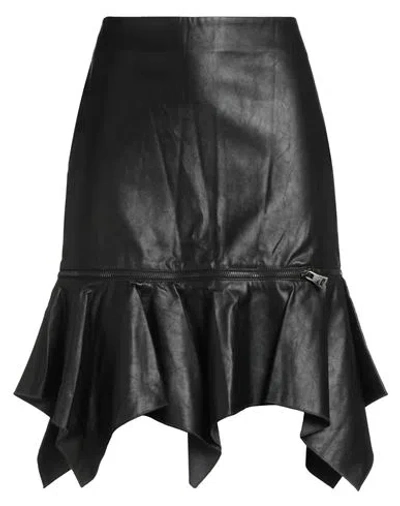 Jijil Woman Mini Skirt Black Size 8 Viscose, Polyester