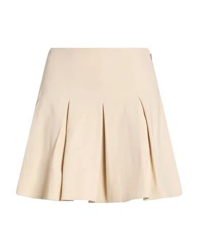 Jijil Woman Mini Skirt Cream Size 6 Viscose, Polyamide, Elastane In White