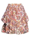 Jijil Mini Skirts In Fuchsia