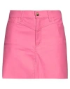 Jijil Woman Mini Skirt Fuchsia Size 30 Viscose, Polyamide, Polyurethane, Elastane