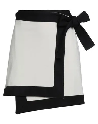 Jijil Woman Mini Skirt Ivory Size 6 Viscose, Polyester, Elastane