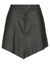 Jijil Woman Mini Skirt Military Green Size 6 Viscose, Polyamide, Polyurethane, Elastane In Green