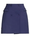 Jijil Woman Mini Skirt Purple Size 6 Polyester, Viscose, Elastane