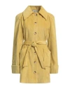 Jijil Woman Overcoat & Trench Coat Mustard Size 8 Polyester, Polyamide, Elastane In Yellow