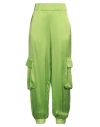 Jijil Woman Pants Acid Green Size 8 Viscose In Green