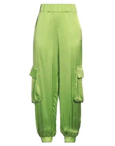 Jijil Woman Pants Acid Green Size 8 Viscose